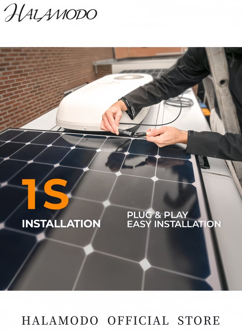 HALAMODO Solar Panel Y Branch Connectors 1 to 4 Parallel Adapter Cable Solar System Splitter Plug Kit Waterproof and Durable - Image 3