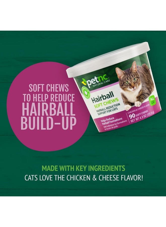 petnc NATURAL CARE PetNC Natural Care Hairball Soft Chews for Cats, 90 Count  - Image 2