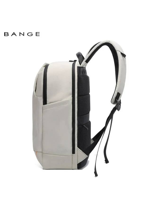BANGE 8099 Grey Lightweight Waterproof Men Casual Laptop Backpack - Image 3