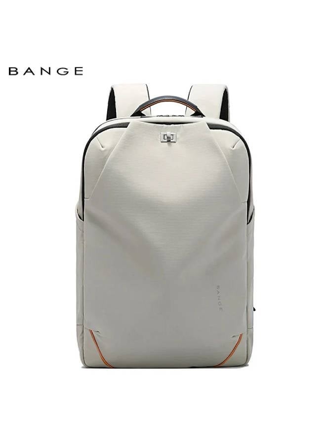 BANGE 8099 Grey Lightweight Waterproof Men Casual Laptop Backpack - Image 1