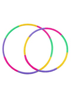 Storio Hula Hoop Zig Zag For Adults Kids Quality Exercise Fitness Ring Multi Colour Adjust In 2 Sizes ; Hoopla Baby Toys Play Kit  - Image 3