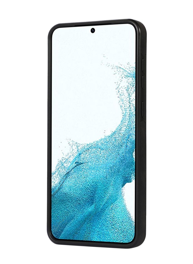 Suteni Crossbody Strap Back Cover Card Slots Leather Phone Case for Samsung - Image 2