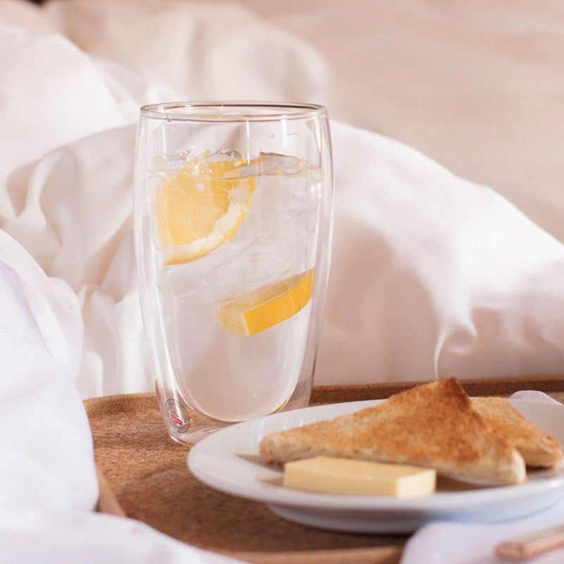 bodum 4560-10 Pair Of Pavina Double Walled Thermo Glasses 0.45 L, 15 Oz - Transparent - Image 3