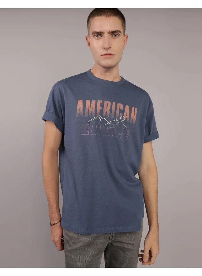 American Eagle AE Embroidered Graphic T-Shirt