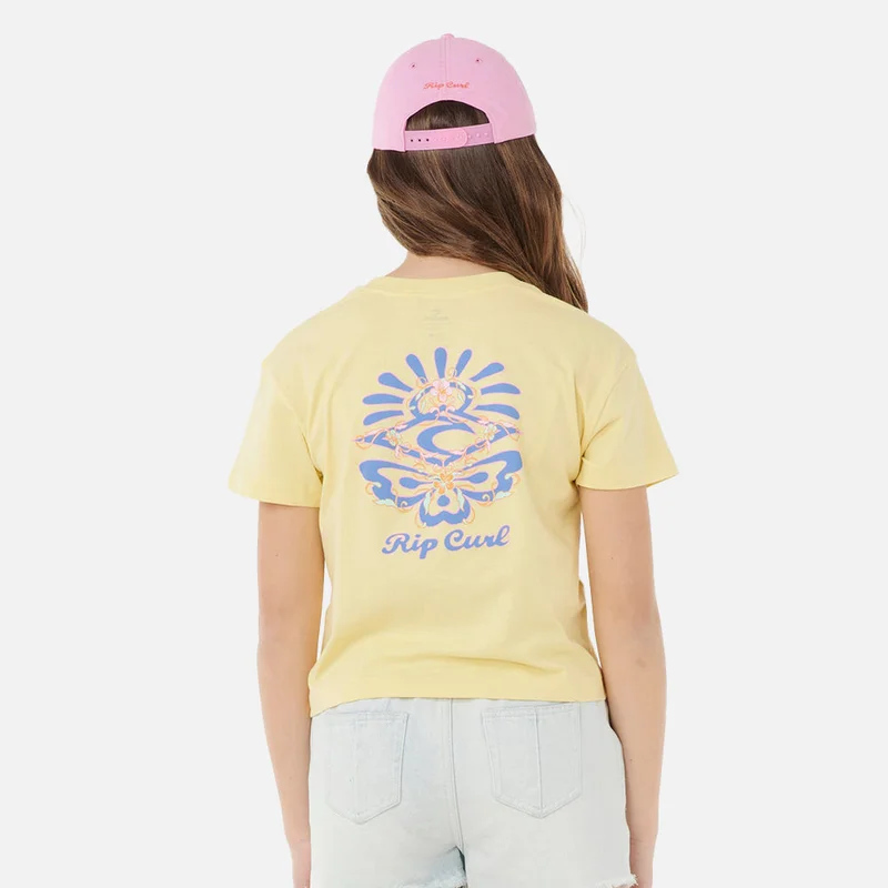 Rip Curl Sunset Skies Crop Tee - Kids