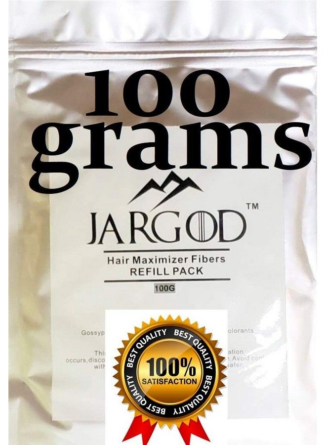 JARGOD 100 Gram Hair Building Fibers Refill Your Existing Fiber Bottle Hair Filler Fibers Hair Loss Concealer For Thinning Hair By Jargod (Black) - Image 3