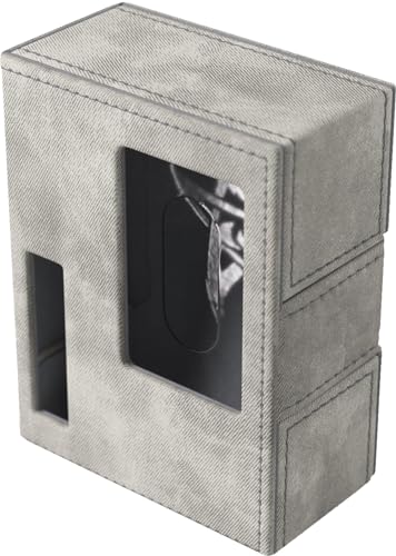 Gamegenic Arkham Horror Investigator Deck Tome Premium Deck Box for Arkham Horror The Card Game Holds a Full Investigator Deck Neutral Gray Color Made - Image 1