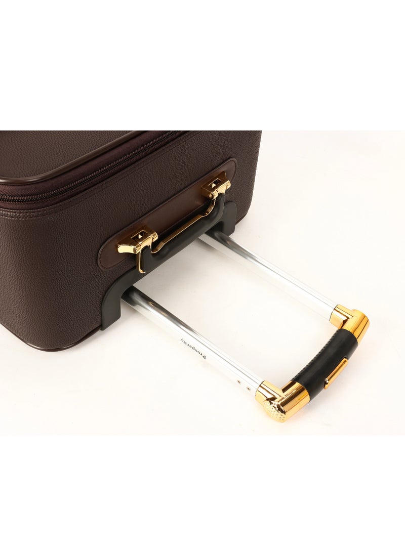 الازدهار 3 قطعة لكل مجموعة مجموعات الأمتعة Softside قابلة للتوسع حمل الأمتعة مجموعة حقائب السفر مع عجلات الدوار الأمتعة 20in + 24in + 24in - Image 4