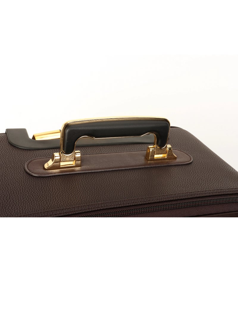 الازدهار 3 قطعة لكل مجموعة مجموعات الأمتعة Softside قابلة للتوسع حمل الأمتعة مجموعة حقائب السفر مع عجلات الدوار الأمتعة 20in + 24in + 24in - Image 5