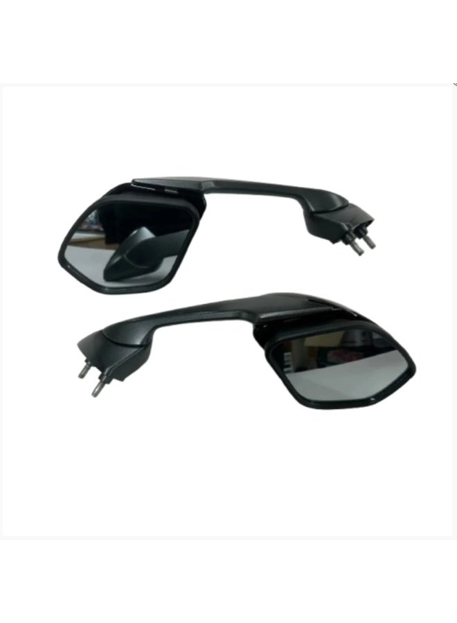 Suzuki Pair of Mirror Set Black (2021–2024) OEM-Fit Replacement Steel Rear View Mirror, Black Framed - 702103 - Image 1