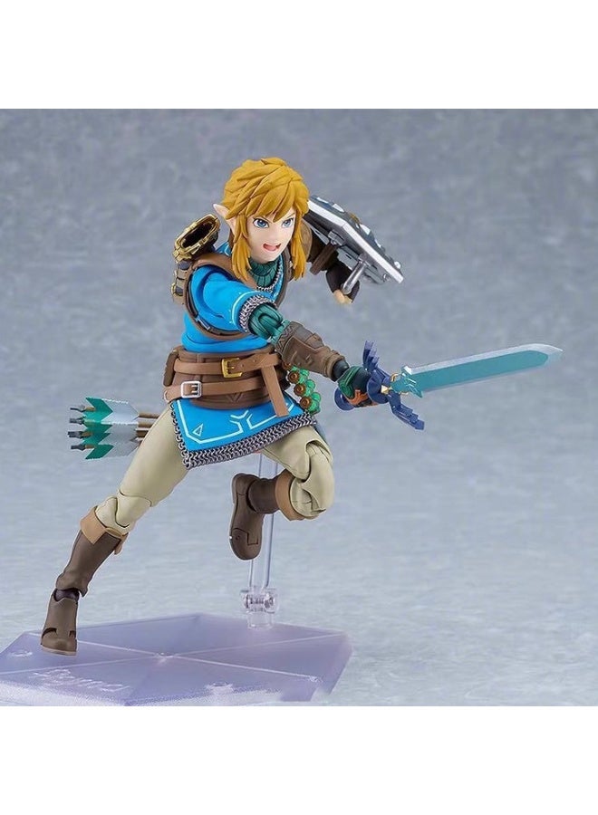 general The Legend of Zelda Link Breath of the Wild Kingdom of Tears Movable Joint Model Collection Decorative Toys Gifts for Family and Friends - Image 4