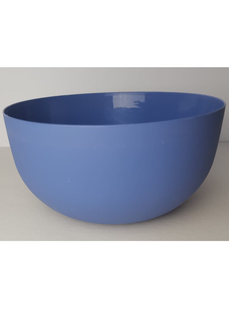Generic Large round plastic mixer, 4 litre capacity, navy blue, microwave and freezer safe, code 617 