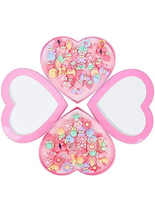 HOC® Cute Adjustable baby girl finger rings set of 36 pieces suitable for all the occasions.(2 to 14 years) - Image 1