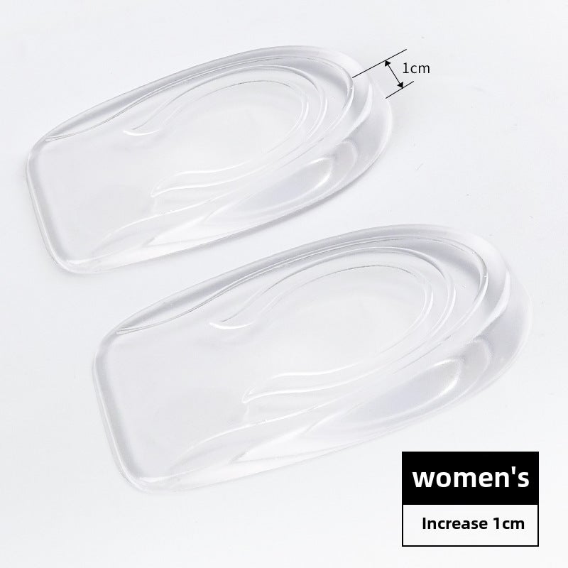 Invisible Height Increase Insoles, Soft Heel Lift Inserts for Women and Men Women 1cm 