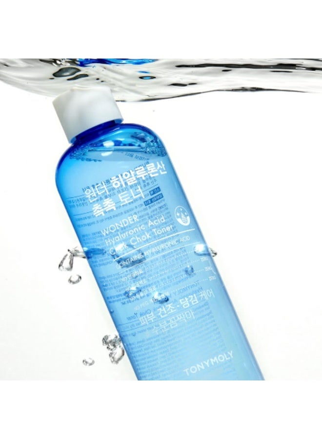 TonyMoly Wonder Hyaluronic Acid Chok Chok Toner Instant Hydration 500ml - Image 2