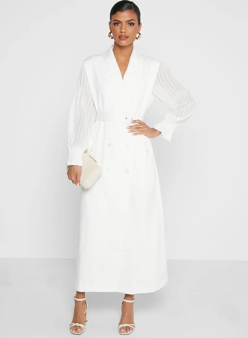 Khizana Belted Blazer Dress