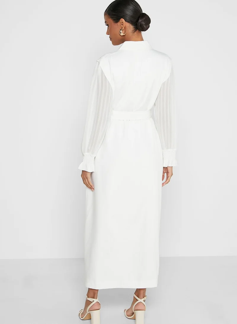 Khizana Belted Blazer Dress