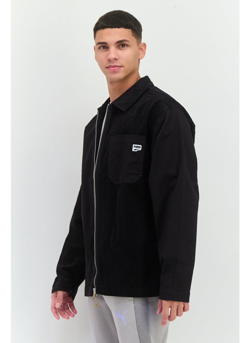 PUMA Men Relaxed Fit Long Sleeves Outdoor Jacket, Black  - Image 2