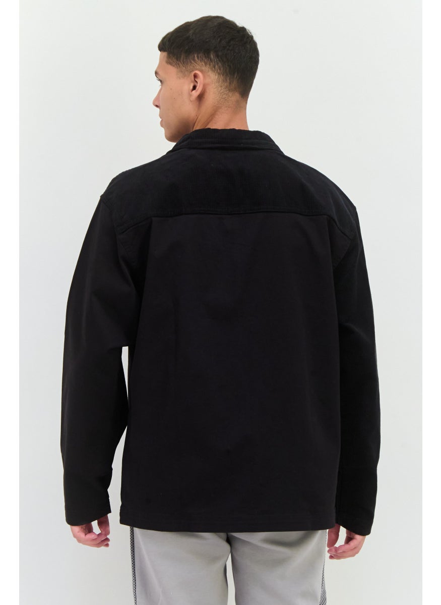 PUMA Men Relaxed Fit Long Sleeves Outdoor Jacket, Black  - Image 3