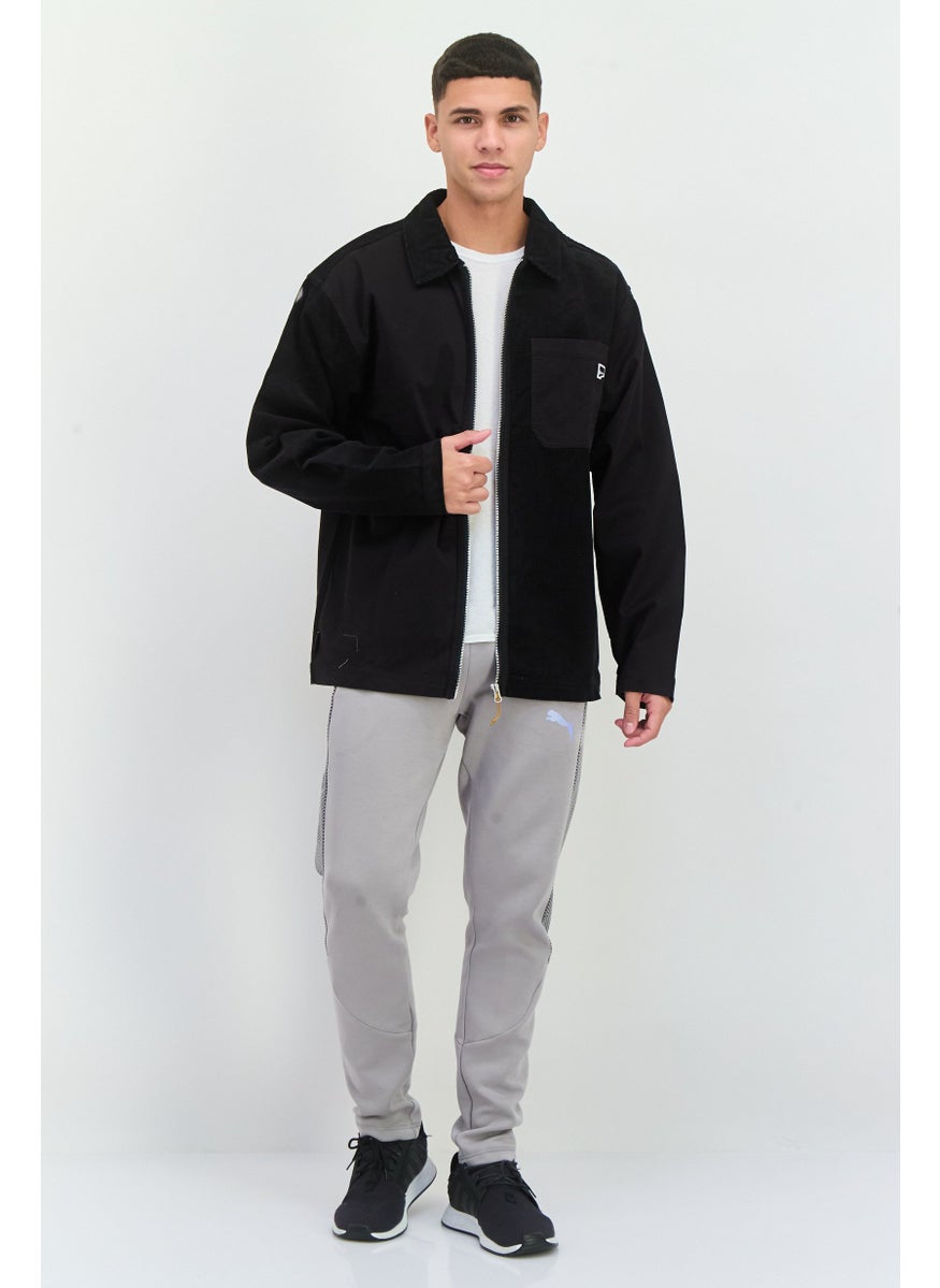 PUMA Men Relaxed Fit Long Sleeves Outdoor Jacket, Black  - Image 4
