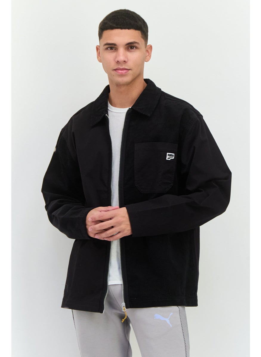 PUMA Men Relaxed Fit Long Sleeves Outdoor Jacket, Black  - Image 1