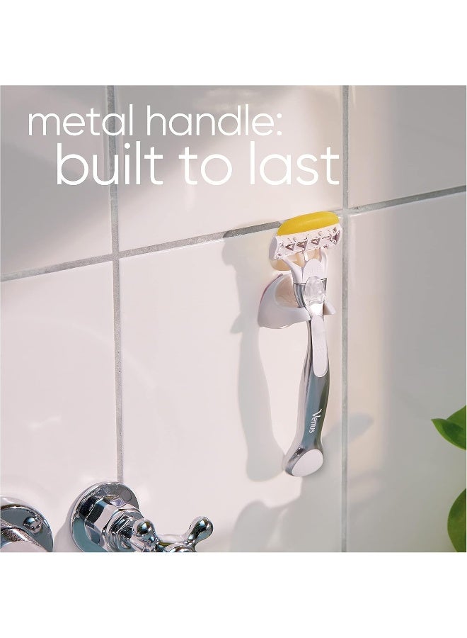 Venus مقبض ماكينة حلاقة نسائية Comfortglide Olay بجوز الهند + 2 شفرات حلاقة إضافية - Image 3