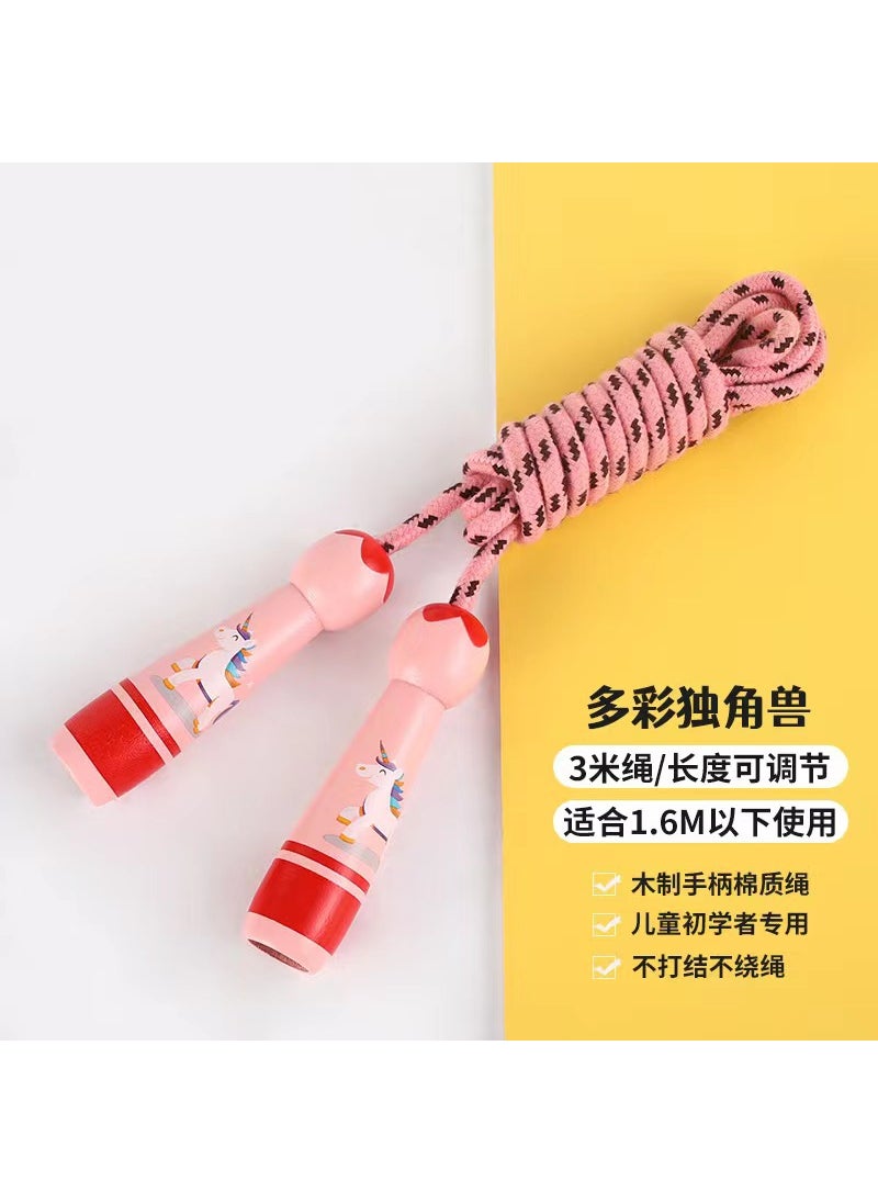 Generic - Ultraman Kids Jump Rope Adjustable for Beginners Colorful unicorn - Image 1
