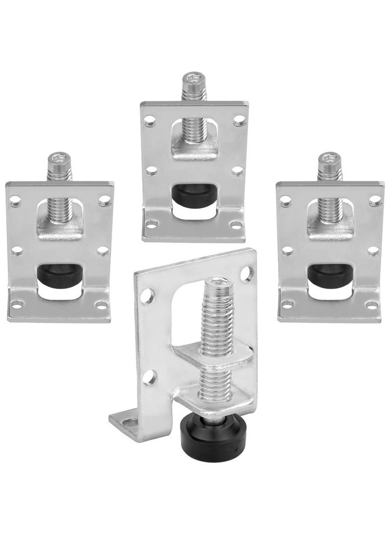 SYOSI - Heavy Duty Leveling Feet, 4 Pcs Furniture Leveling Feet Adjustable Feet, for Workbench Baseboard Adjustable Brackets, for Furniture,Table, Sofa, Cabinets, Cabinets, Workbench (5 x 4 x 3.9cm) - Image 1