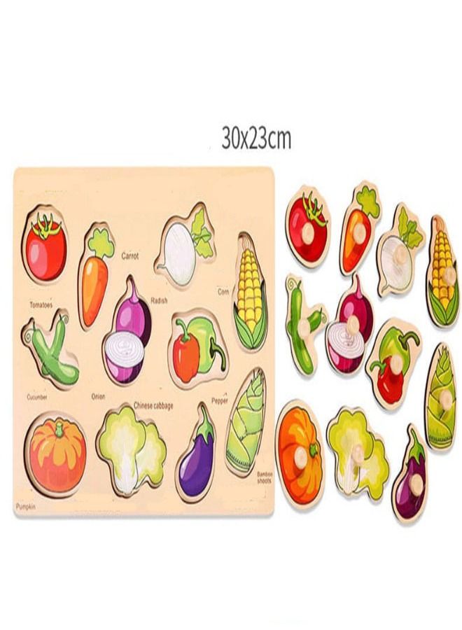 ألغاز خشبية مربوطة ولوحة تعليمية تعليمية للأطفال - Image 1