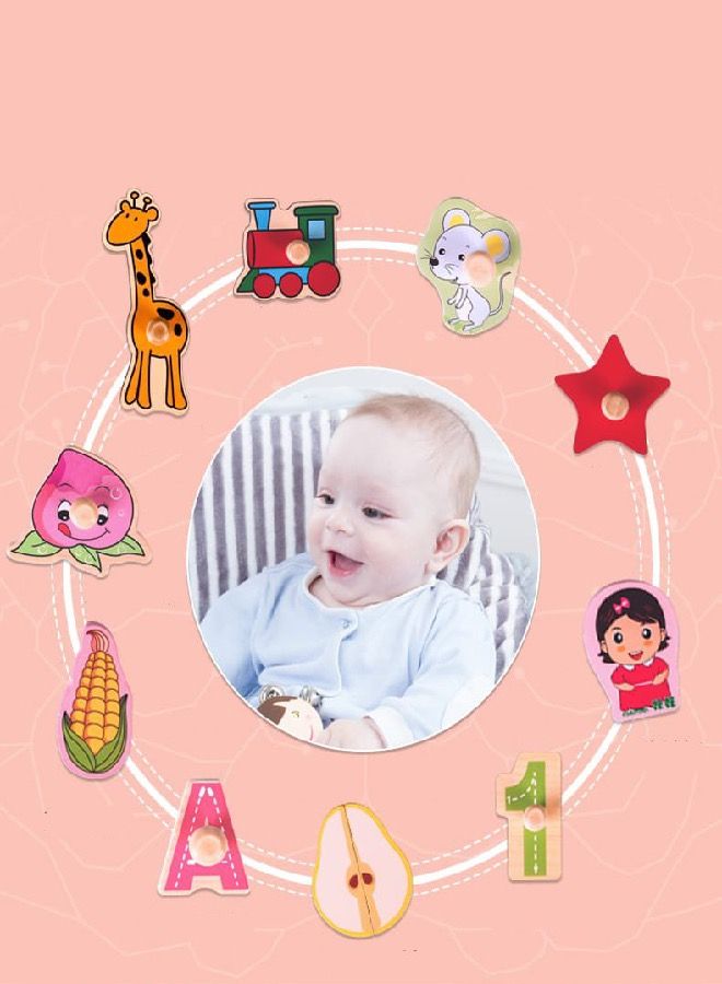 ألغاز خشبية مربوطة ولوحة تعليمية تعليمية للأطفال - Image 5