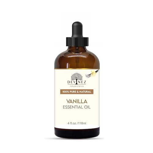 Devinez Vanilla Essential Oil (100ml) - 100% Natural in Glass Bottle for Diffusers, Easing Daily Tension, Calming Aromatherapy & DIY Skincare - Sweet Warm Aroma - Image 1