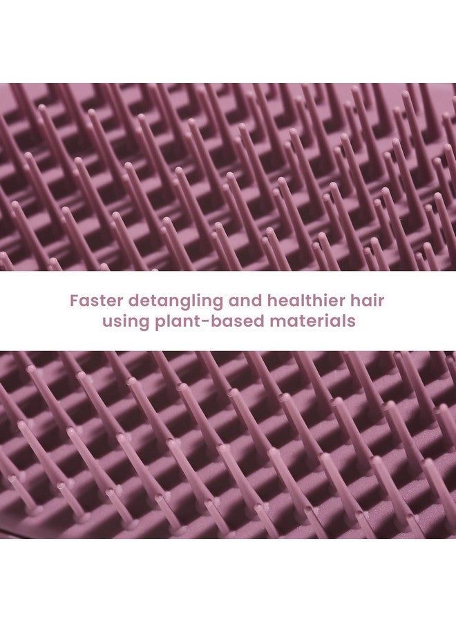 TANGLE TEEZER Plantbased Ultimate Detangler Brush Dry & Wet Hair Brush Eliminates Knots & Reduces Breakage For All Hair Types Earthy Purple - Image 2