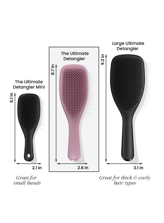 TANGLE TEEZER Plantbased Ultimate Detangler Brush Dry & Wet Hair Brush Eliminates Knots & Reduces Breakage For All Hair Types Earthy Purple - Image 5
