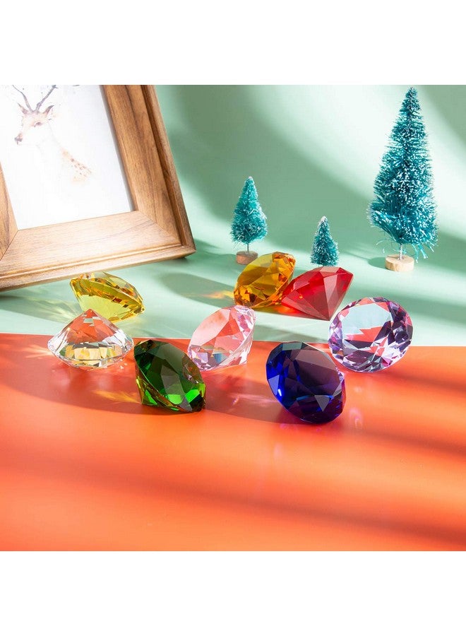 LONGWIN 50mm (2") Crystal Diamond Pirate Gems and Jewels Paperweight Table Decor Multicolor Christmas Centerpiece Gift Idea - Image 3
