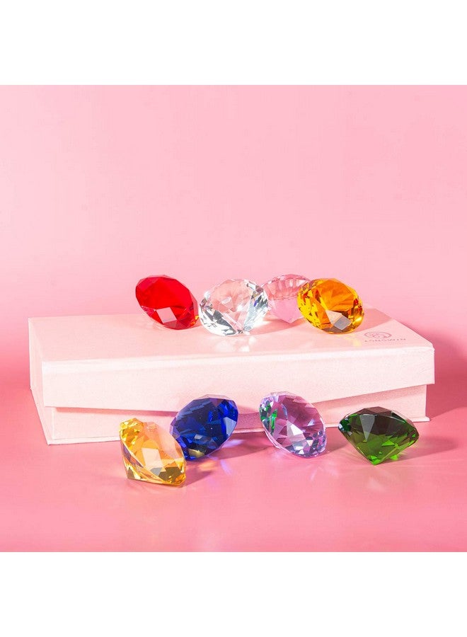 LONGWIN 50mm (2") Crystal Diamond Pirate Gems and Jewels Paperweight Table Decor Multicolor Christmas Centerpiece Gift Idea - Image 2