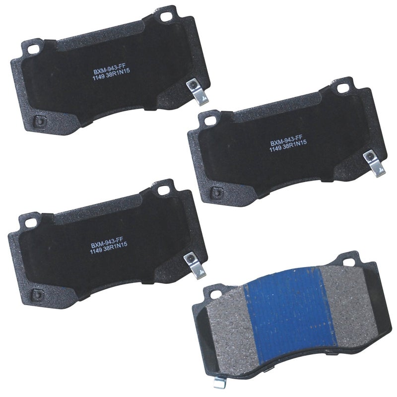 Bendix Premium SBM1149 Semi-Metallic Front Brake Pads for Select Models Chrysler 300, Dodge Challenger, Charger, Magnum, Jeep Grand Cherokee - Image 2