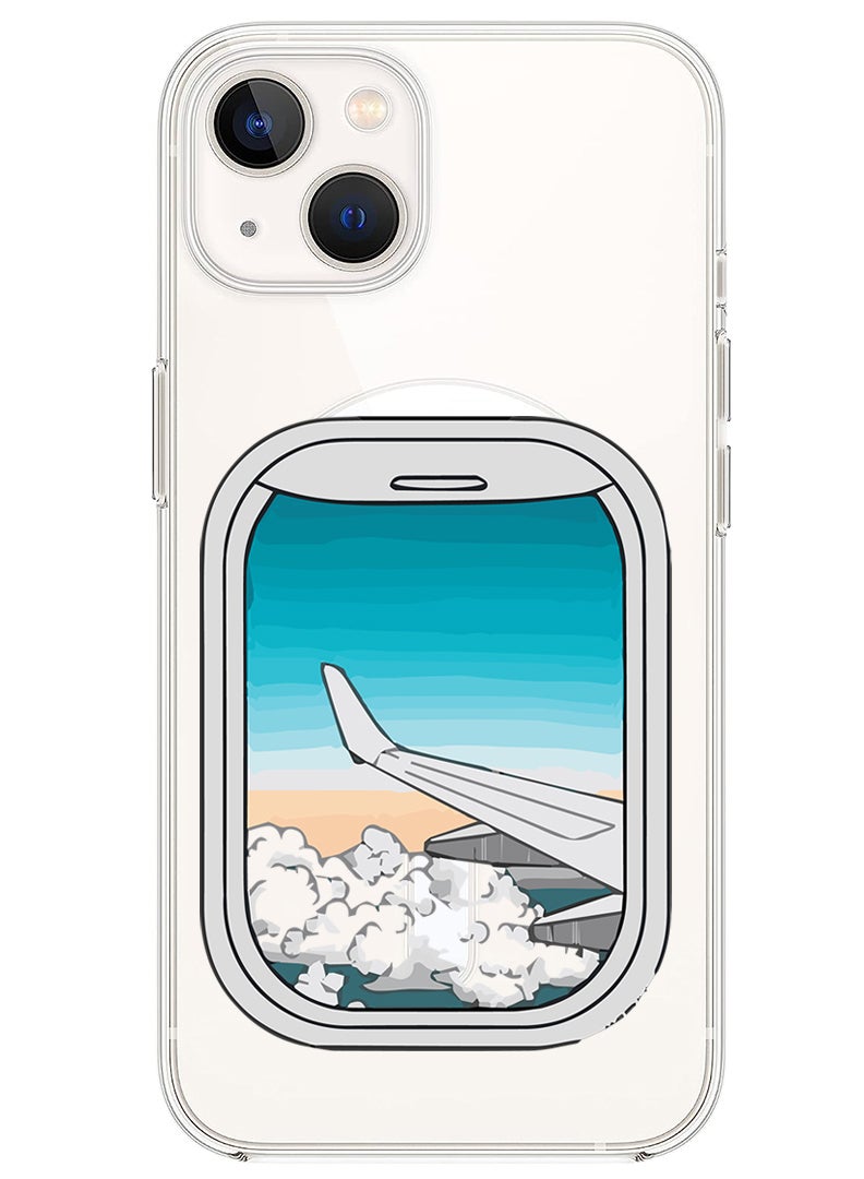 Theodor Magnetic Case for iPhone 13 6.1-inch Compatible with MagSafe Wireless Charging, Shockproof Phone Bumper Cover Window-01 - Image 1