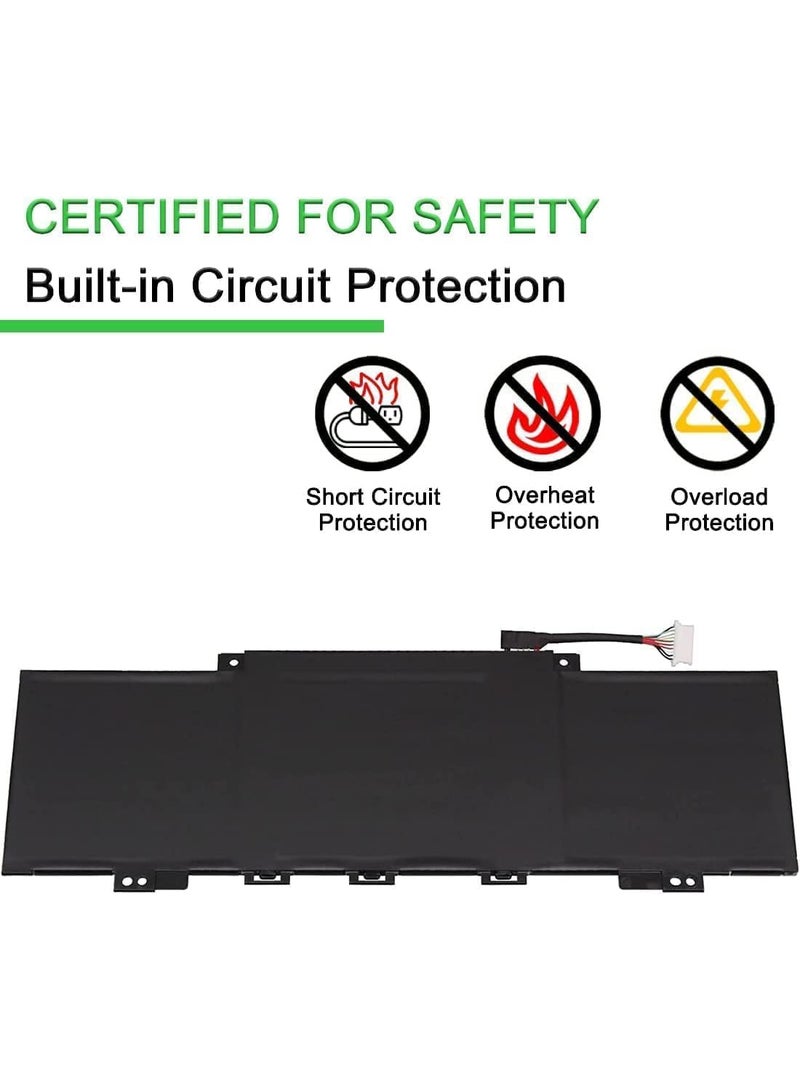 11.55V 43.3Wh PC03XL M24648-005 Battery Compatible for HP Pavilion x360 14 15 Serie, - Image 4