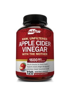 Apple cider vinegar capsules for weight loss 1600mg 120 capsules