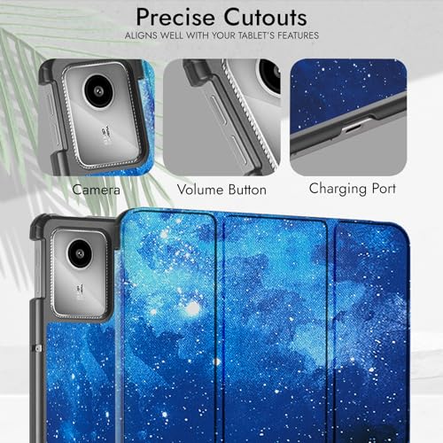 Robustrion Cover for Lenovo Tab M11 Cover Case, Trifold Flip Cover for Lenovo Tab M11 Tablet 11 inch [ Auto Sleep Wake Support] - Stars - Image 4