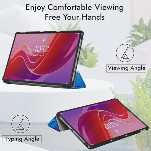 Robustrion Cover for Lenovo Tab M11 Cover Case, Trifold Flip Cover for Lenovo Tab M11 Tablet 11 inch [ Auto Sleep Wake Support] - Stars - Image 5