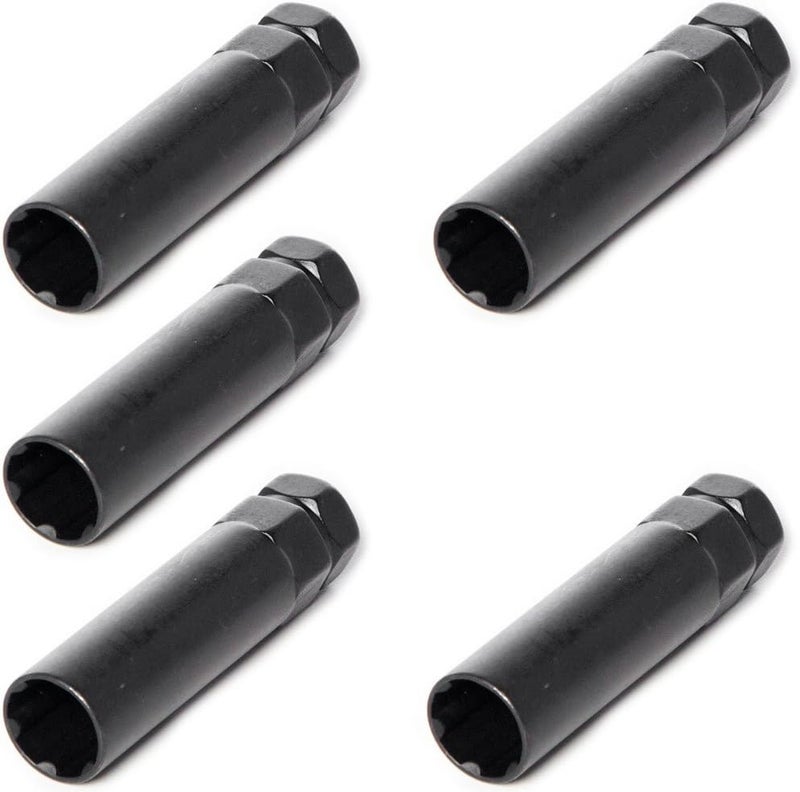 Circuit Performance Large Black 6 Point Spline Truck SUV Tool Key (5 TOOLS) - Image 1