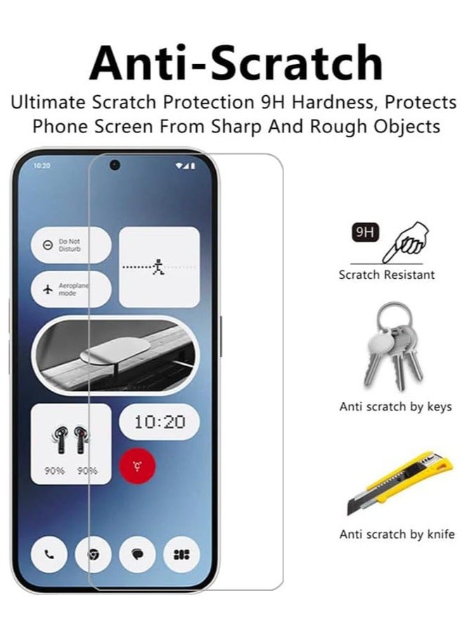 general 3Pcs HD Tempered Glass for Nothing Phone 2a,Screen Protector Tempered Glass,Shatterproof,Drop Proof - Image 3