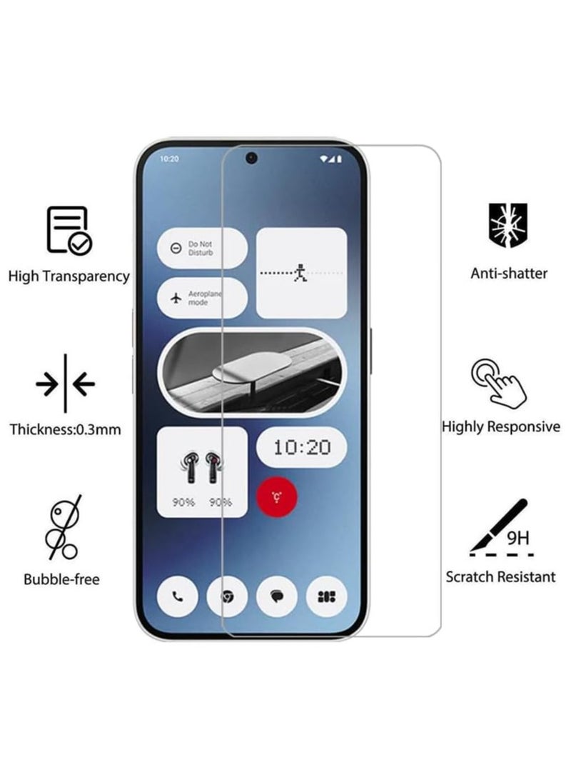 general 3Pcs HD Tempered Glass for Nothing Phone 2a,Screen Protector Tempered Glass,Shatterproof,Drop Proof - Image 2