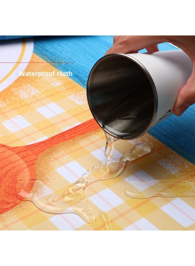 Mouse Pad Oversized Pretty Girl Thermal Transfer Lock Edge Non-slip Creative Waterproof Oversized Table Pad Warrior Wholesale-Color:700X300X3-Pattern:Little Luffy - Image 4