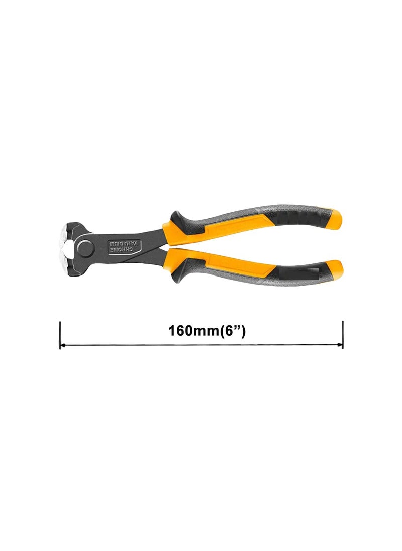 GSK Cut GSK Cut End Cutting Pliers 160mm YellowBlack CrV Steel Black Finish ComfortGrip Handles Perfect for Carpenters Construction Handymen  - Image 3