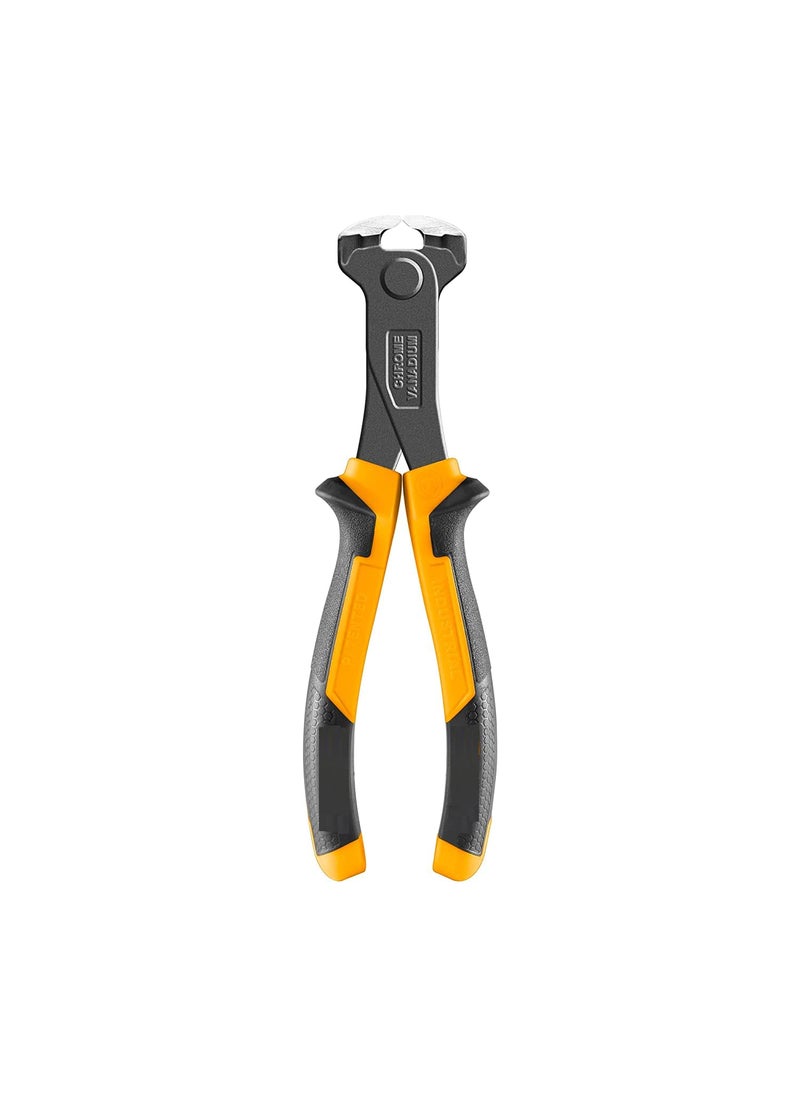 GSK Cut GSK Cut End Cutting Pliers 160mm YellowBlack CrV Steel Black Finish ComfortGrip Handles Perfect for Carpenters Construction Handymen  - Image 1