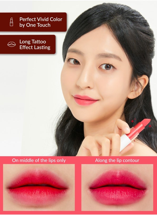 RED COOKIES - Korean Marshmallow Powder Lipstick - Shade: A4 Saigon Melo - Image 1