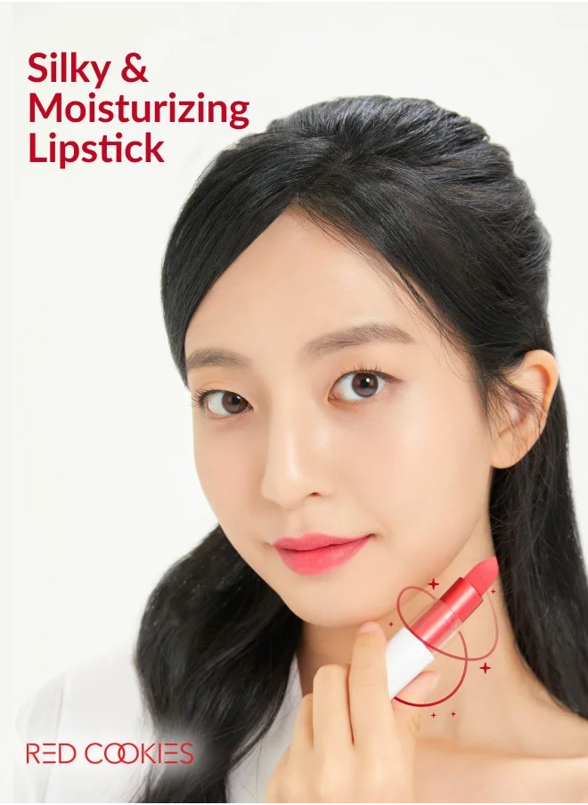 RED COOKIES Korean Marshmallow Powder Lipstick - Shade: A4 Saigon Melo