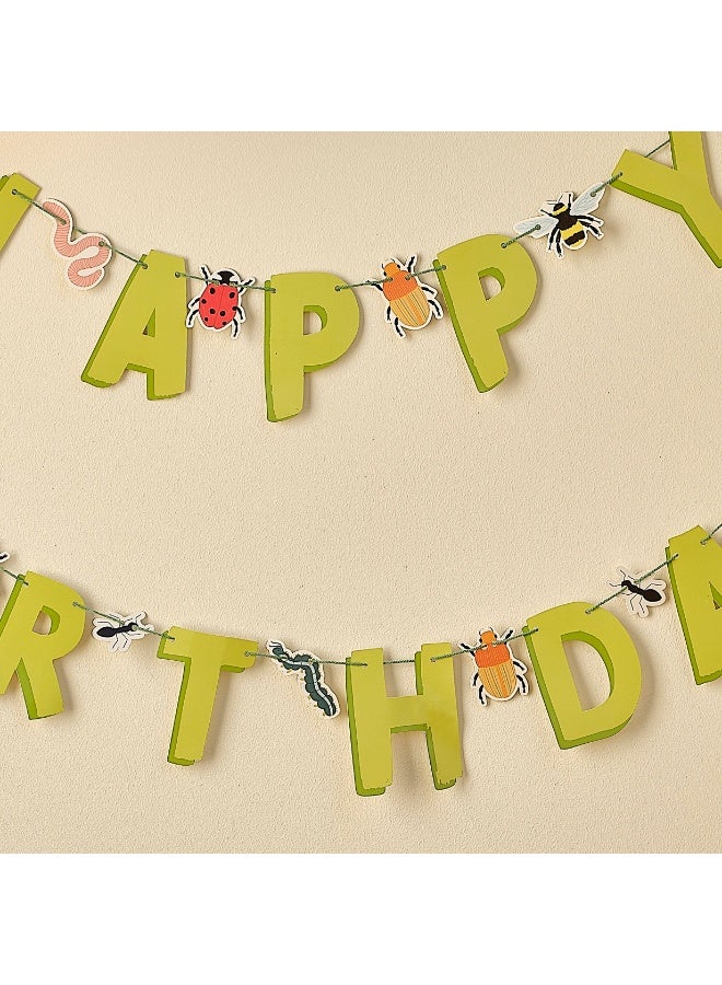 Ginger Ray Bug Party Happy Birthday Bunting - Image 2